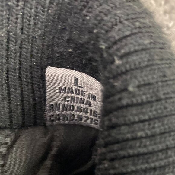 Levi's Jacket Mens Large Black Military Field Canvas Cotton 2 Pocket Quilt Lined - Picture 12 of 16